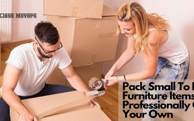 Pack Small To Large Furniture Items Professionally