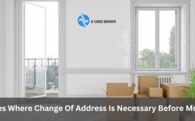 Places Where Change Of Address Is Necessary Before Moving